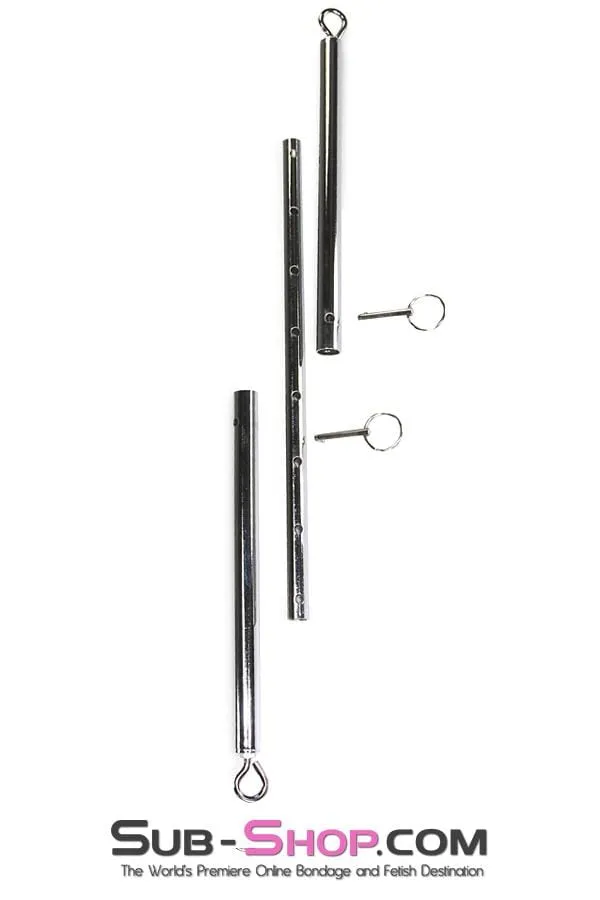 7710HS      Adjustable Bondage Spreader Bar, Chrome