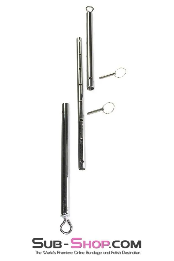7710HS      Adjustable Bondage Spreader Bar, Chrome