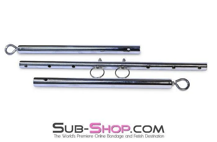 7710HS      Adjustable Bondage Spreader Bar, Chrome