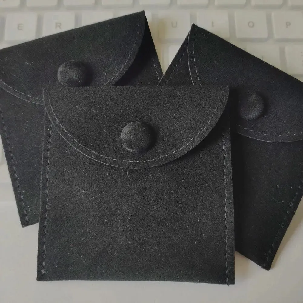 8 X 8CM Jewellery Pouch Packaging Bag Soft Velvet Gift Bracelet Necklace Earrings Rings Storage Custom Logo