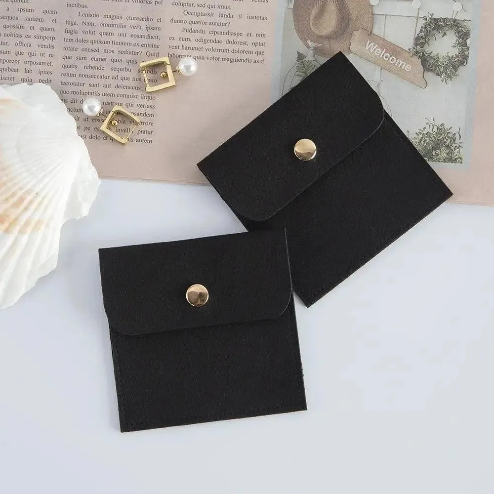 8 X 8CM Jewellery Pouch Packaging Bag Soft Velvet Gift Bracelet Necklace Earrings Rings Storage Custom Logo