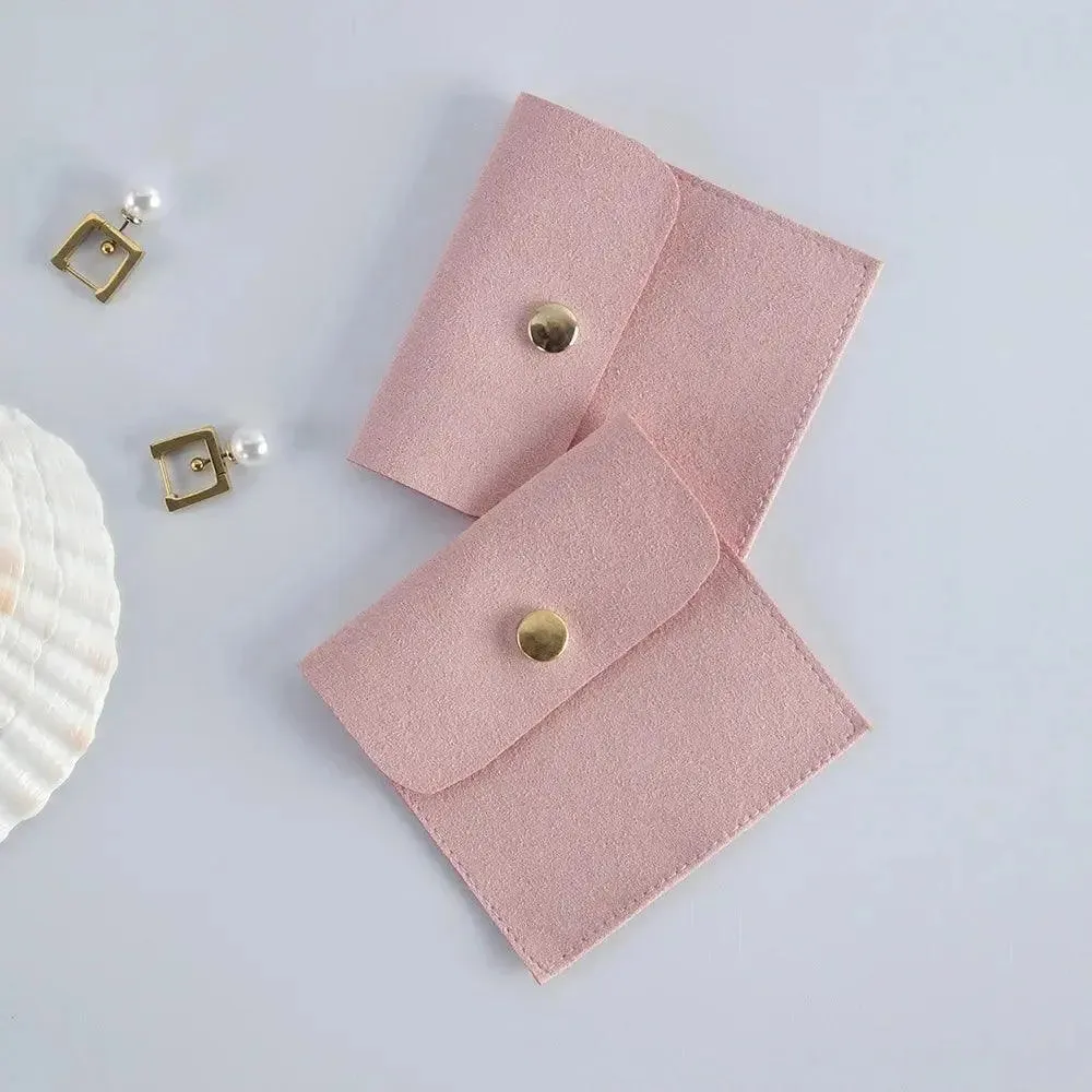 8 X 8CM Jewellery Pouch Packaging Bag Soft Velvet Gift Bracelet Necklace Earrings Rings Storage Custom Logo