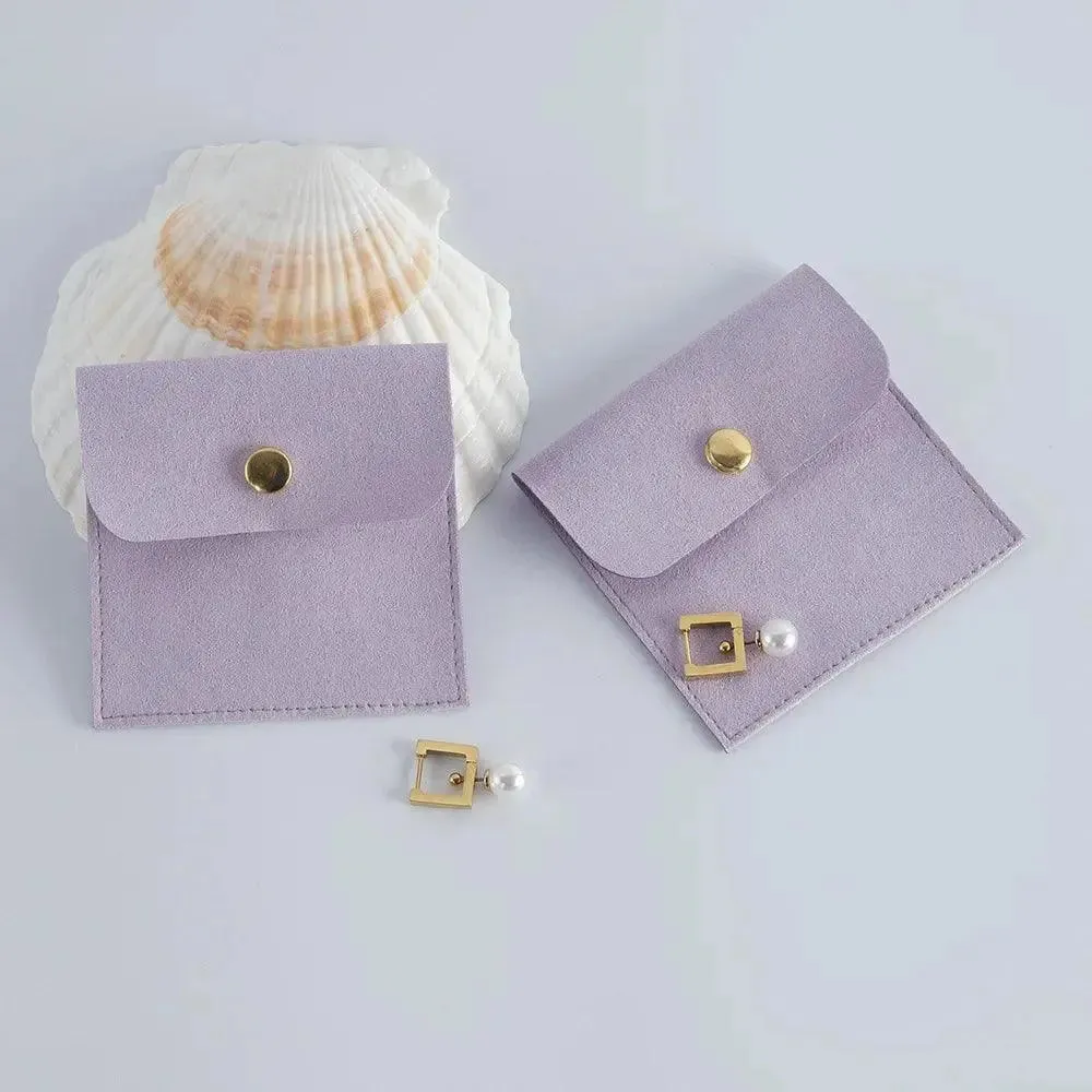 8 X 8CM Jewellery Pouch Packaging Bag Soft Velvet Gift Bracelet Necklace Earrings Rings Storage Custom Logo
