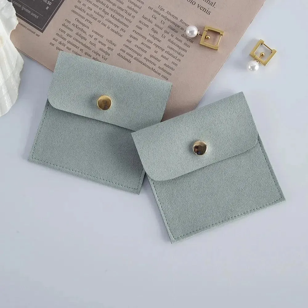 8 X 8CM Jewellery Pouch Packaging Bag Soft Velvet Gift Bracelet Necklace Earrings Rings Storage Custom Logo