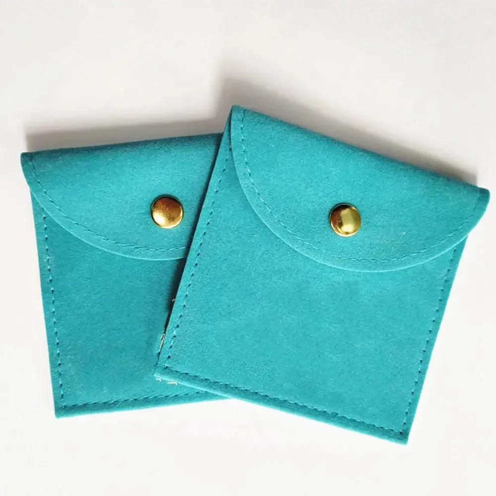 8 X 8CM Jewellery Pouch Packaging Bag Soft Velvet Gift Bracelet Necklace Earrings Rings Storage Custom Logo