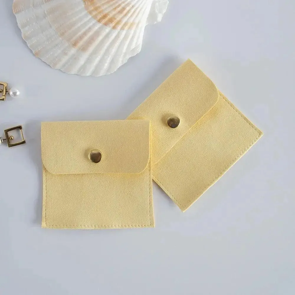8 X 8CM Jewellery Pouch Packaging Bag Soft Velvet Gift Bracelet Necklace Earrings Rings Storage Custom Logo