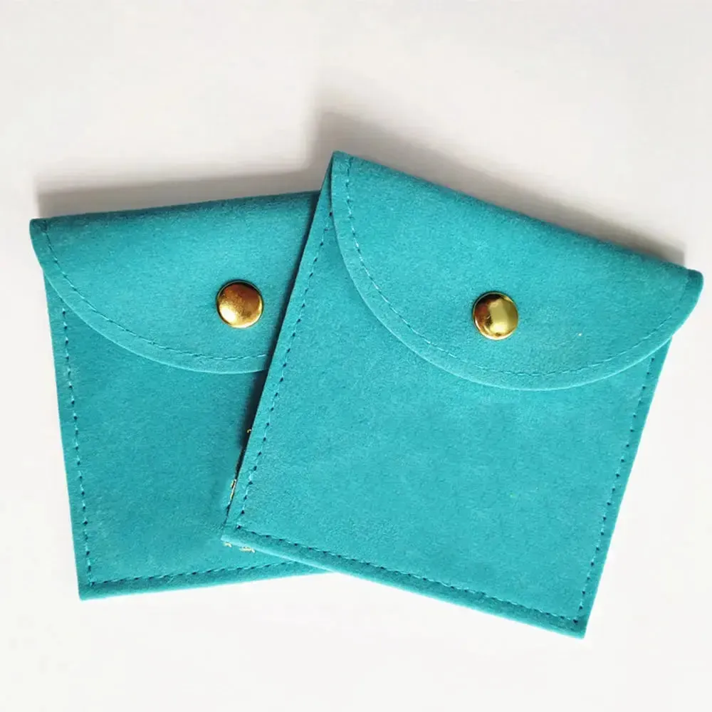 8 X 8CM Jewellery Pouch Packaging Bag Soft Velvet Gift Bracelet Necklace Earrings Rings Storage Custom Logo