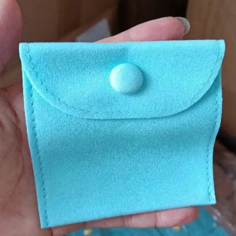 8 X 8CM Jewellery Pouch Packaging Bag Soft Velvet Gift Bracelet Necklace Earrings Rings Storage Custom Logo