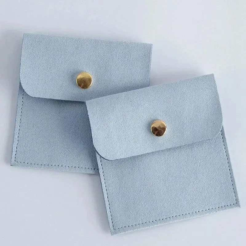 8 X 8CM Jewellery Pouch Packaging Bag Soft Velvet Gift Bracelet Necklace Earrings Rings Storage Custom Logo