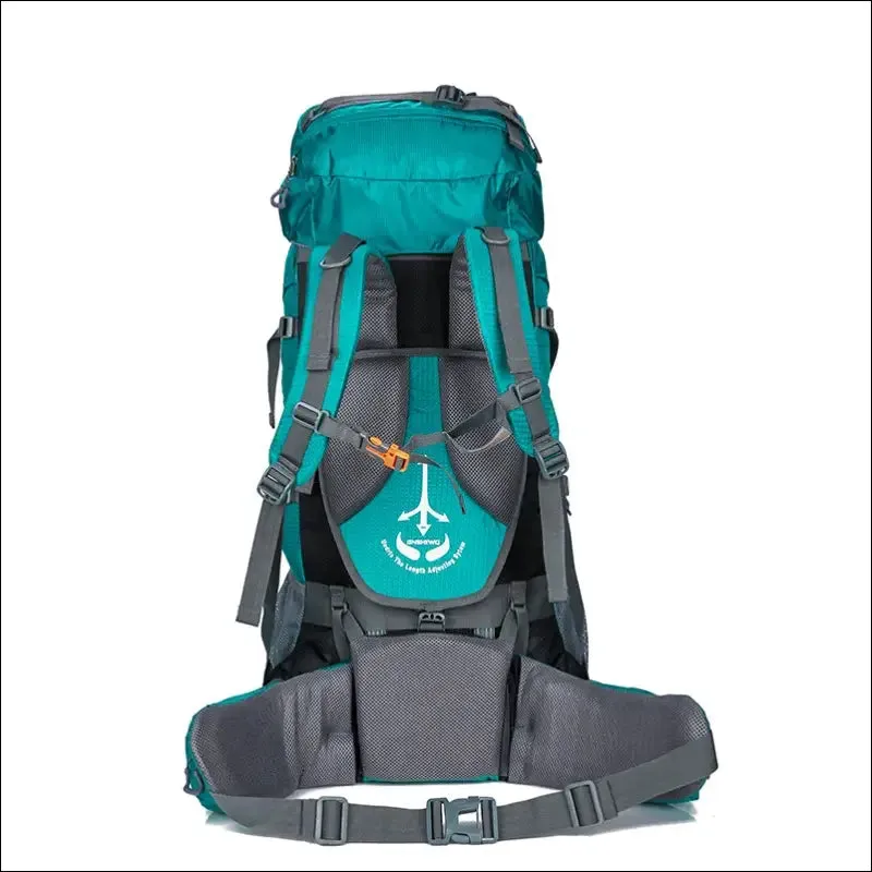 80l superlight aluminum alloy hiking backpack: waterproof outdoor camping travel bag