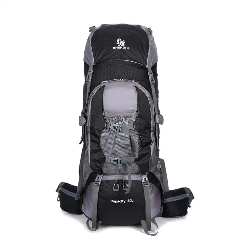 80l superlight aluminum alloy hiking backpack: waterproof outdoor camping travel bag