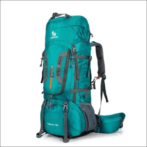 80l superlight aluminum alloy hiking backpack: waterproof outdoor camping travel bag