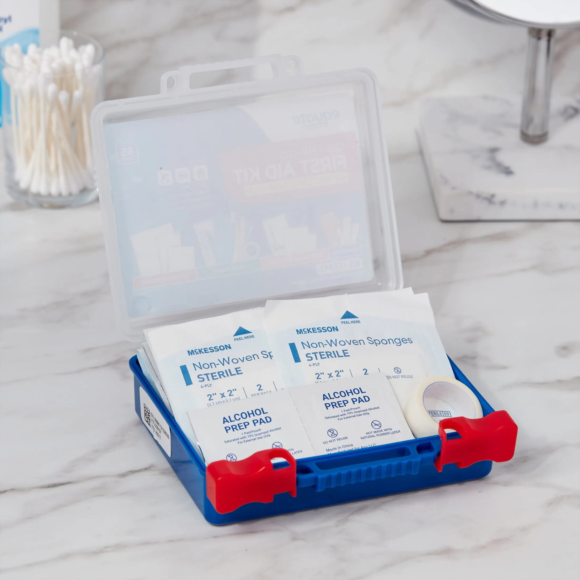 85 Piece First Aid Kit Medical Emergency Bag Survival Travel Home Car Camping