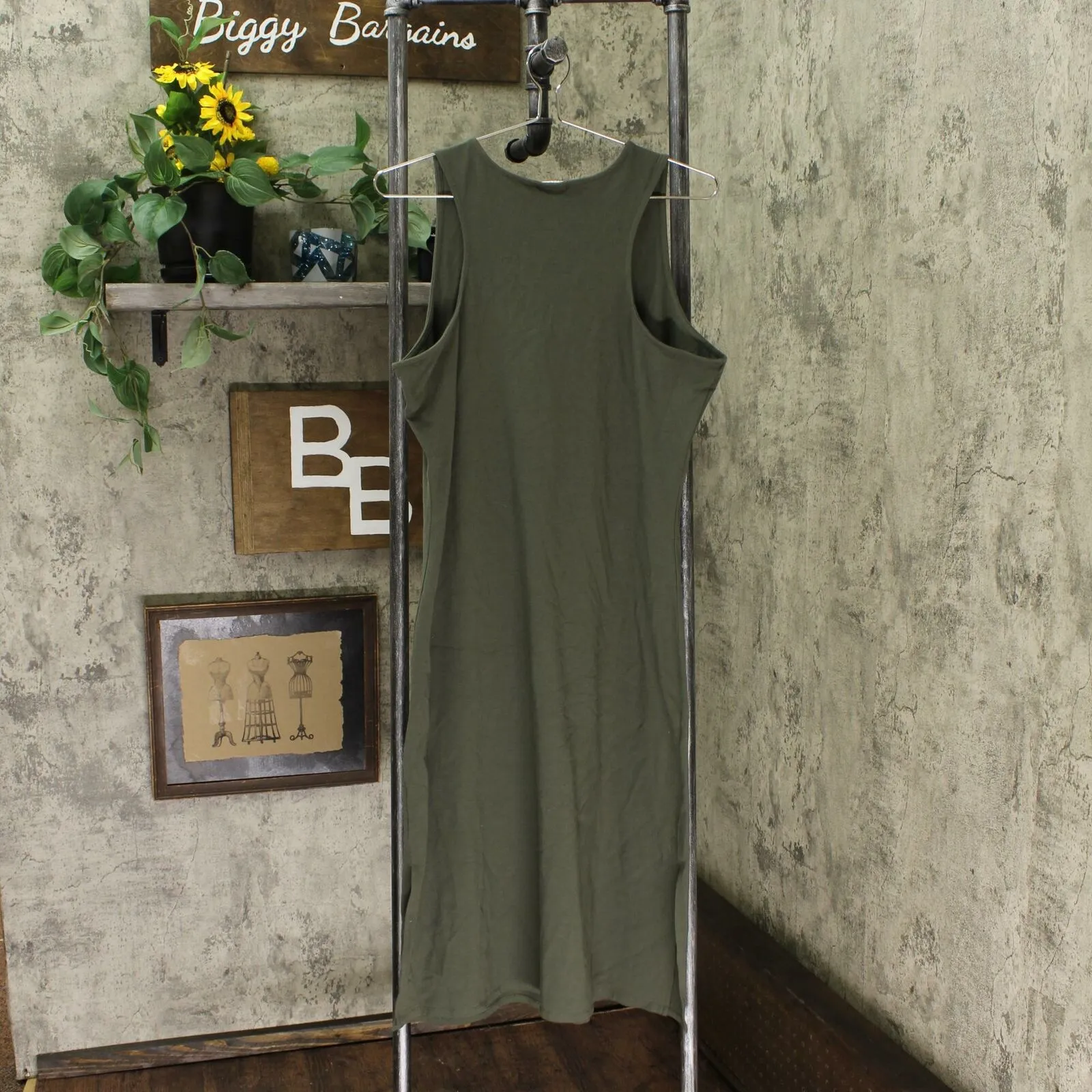 A New Day Women's Sleeveless Crewneck Knit Midi Dress
