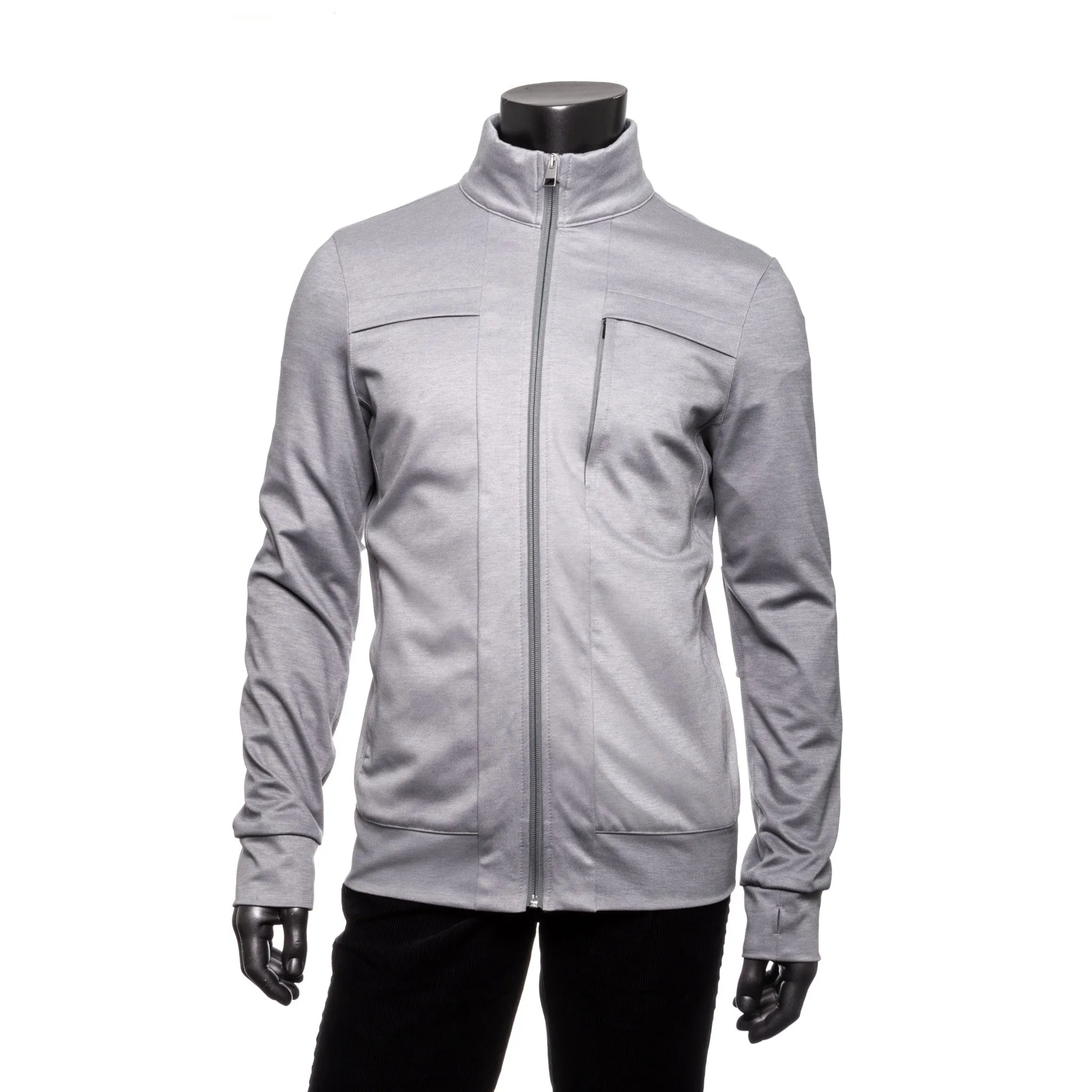 Aaron Cotton Jacket - Grey