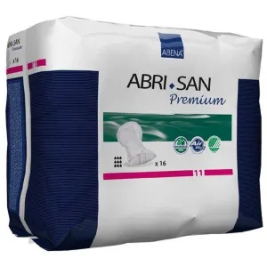 Abena Abri-san 11 Premium Shaped Pad 15" X 29" L, 3400ml Absorption Case of 4 (Bags of 16)