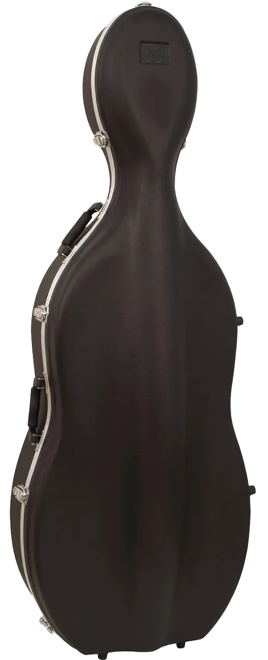 ABS Cello Case with Wheels 3/4-4/4 - Black