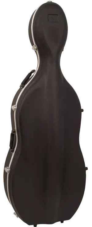 ABS Cello Case with Wheels 3/4-4/4 - Black