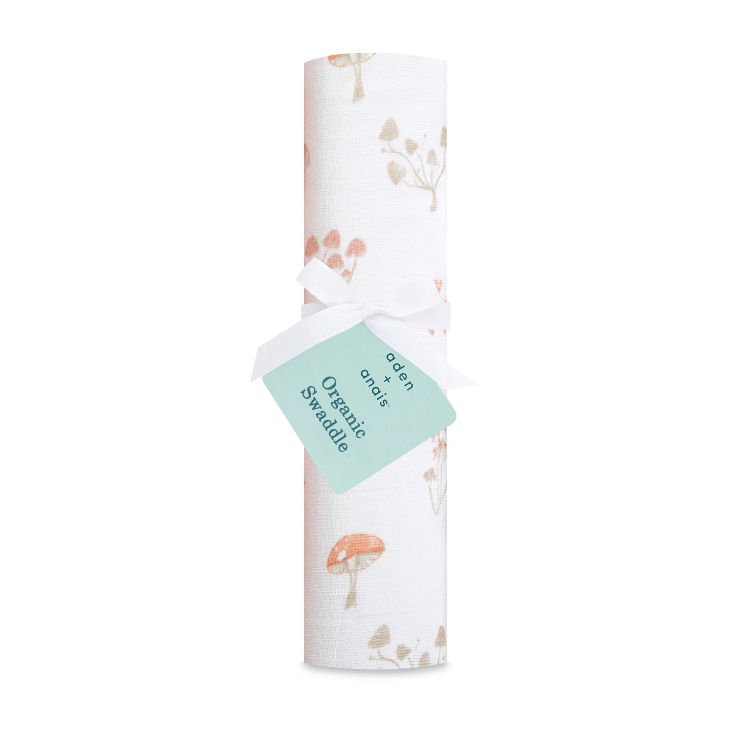 Aden Anais Organic Swaddle - Earthly - Mushrooms