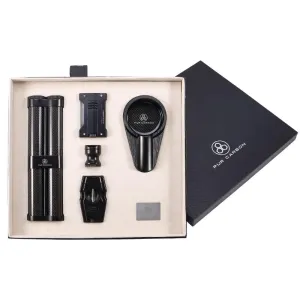 Aficionado Carbon Fiber Deluxe Cigar Set