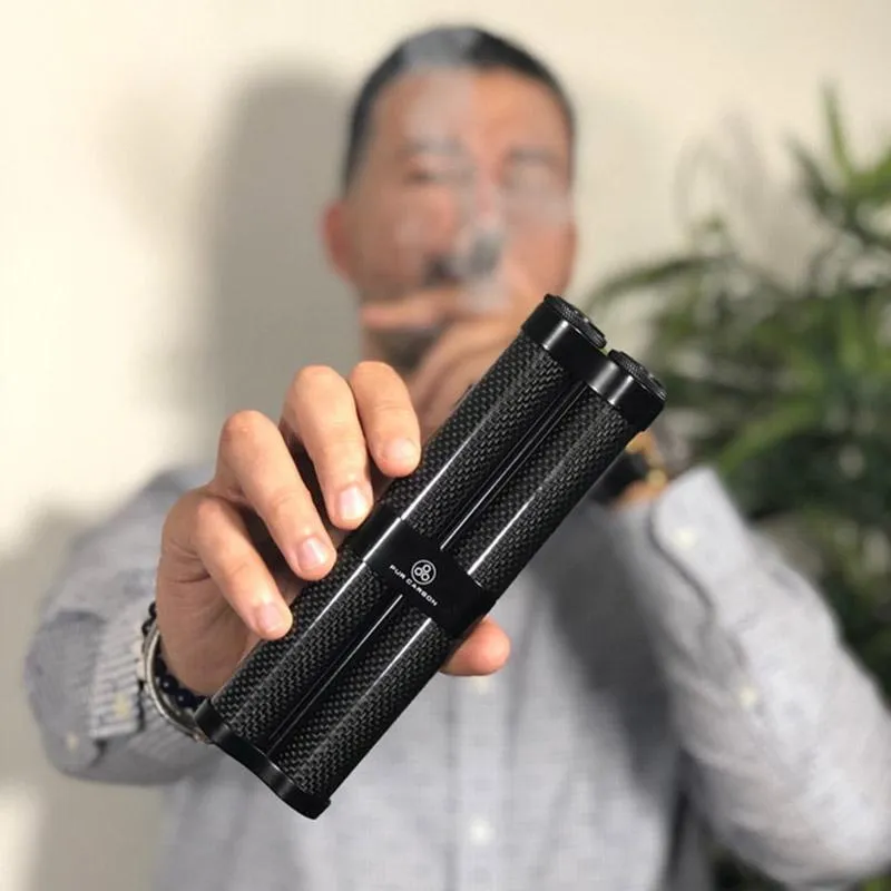 Aficionado Carbon Fiber Deluxe Cigar Set