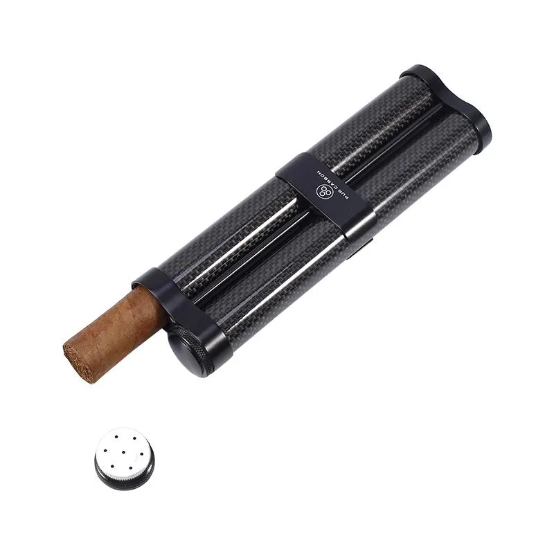 Aficionado Carbon Fiber Deluxe Cigar Set