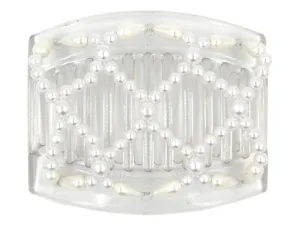African Butterfly Thick Hair Comb - Ndalena Clear 106