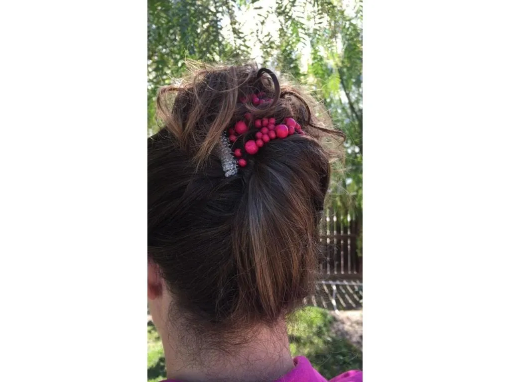 African Butterfly Wire Hair Clip - 7 Tong 495