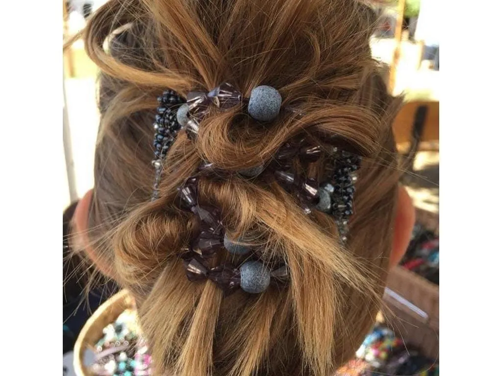 African Butterfly Wire Hair Clip - 7 Tong 550