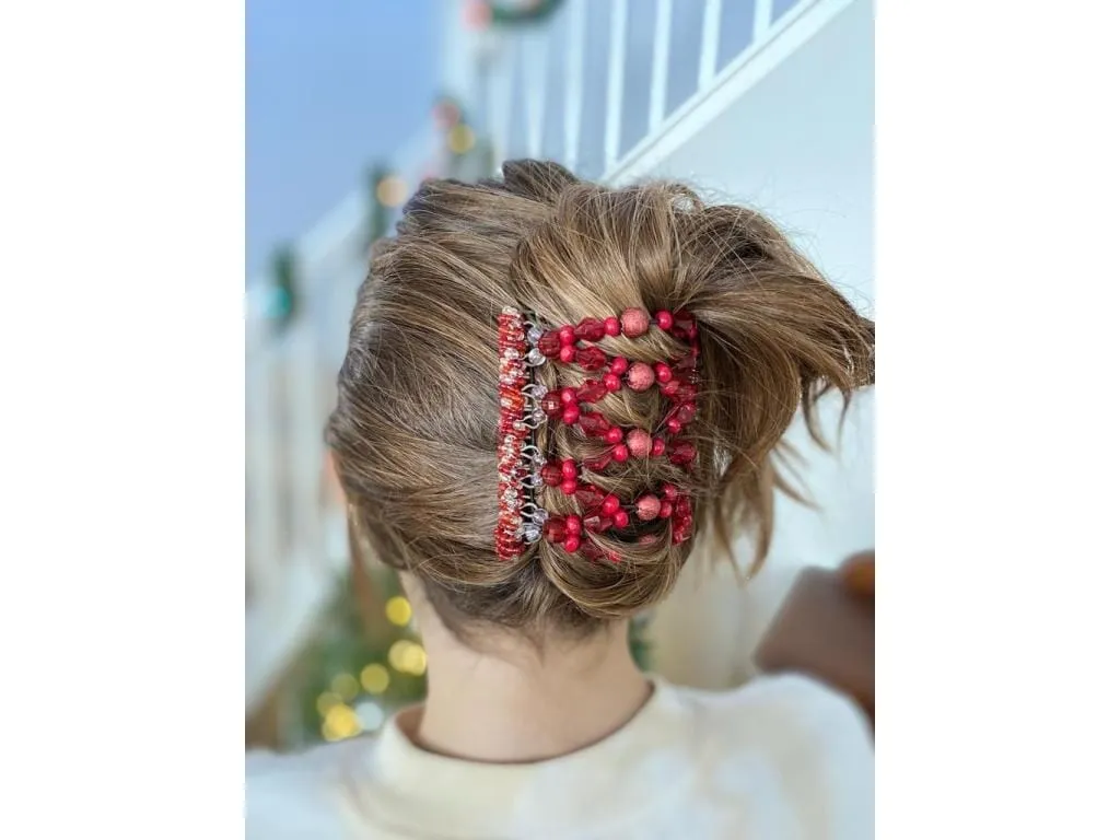 African Butterfly Wire Hair Clip - 9 Tong 700