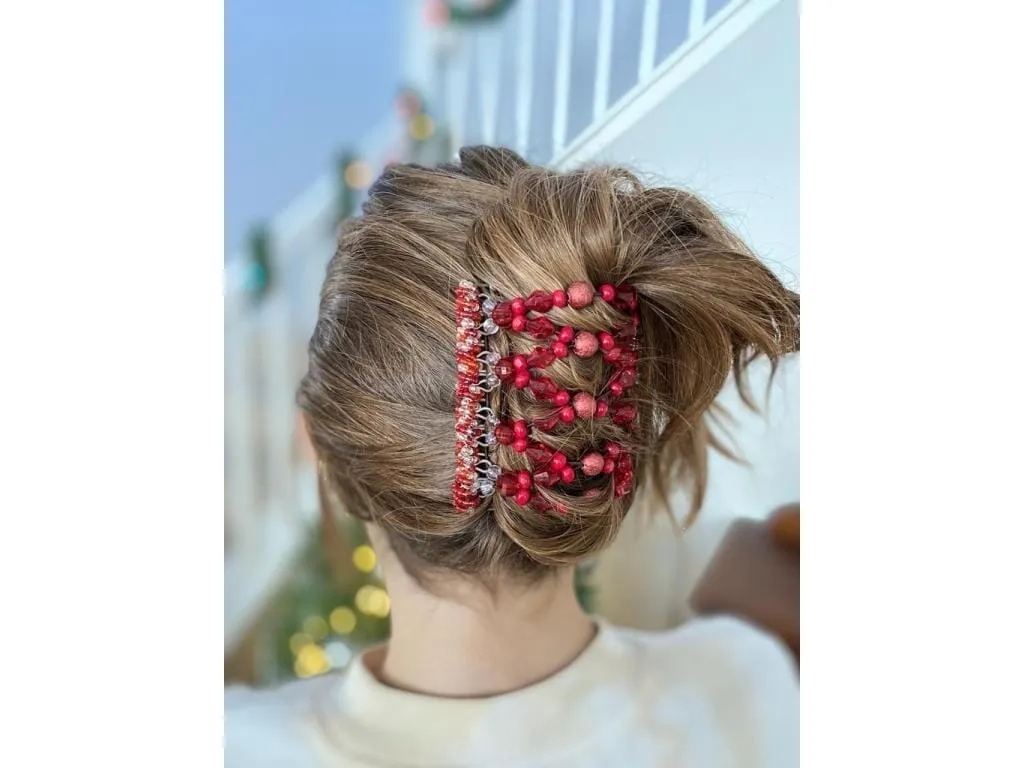 African Butterfly Wire Hair Clip - 9 Tong 737