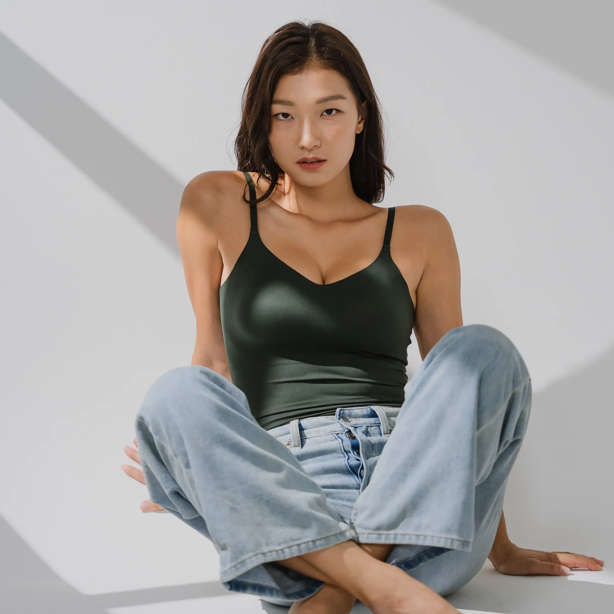 air-ee Seamless Push Up 2-in-1 Bra Top (Signature Edition) - Jewel Emerald (Limited Edition)