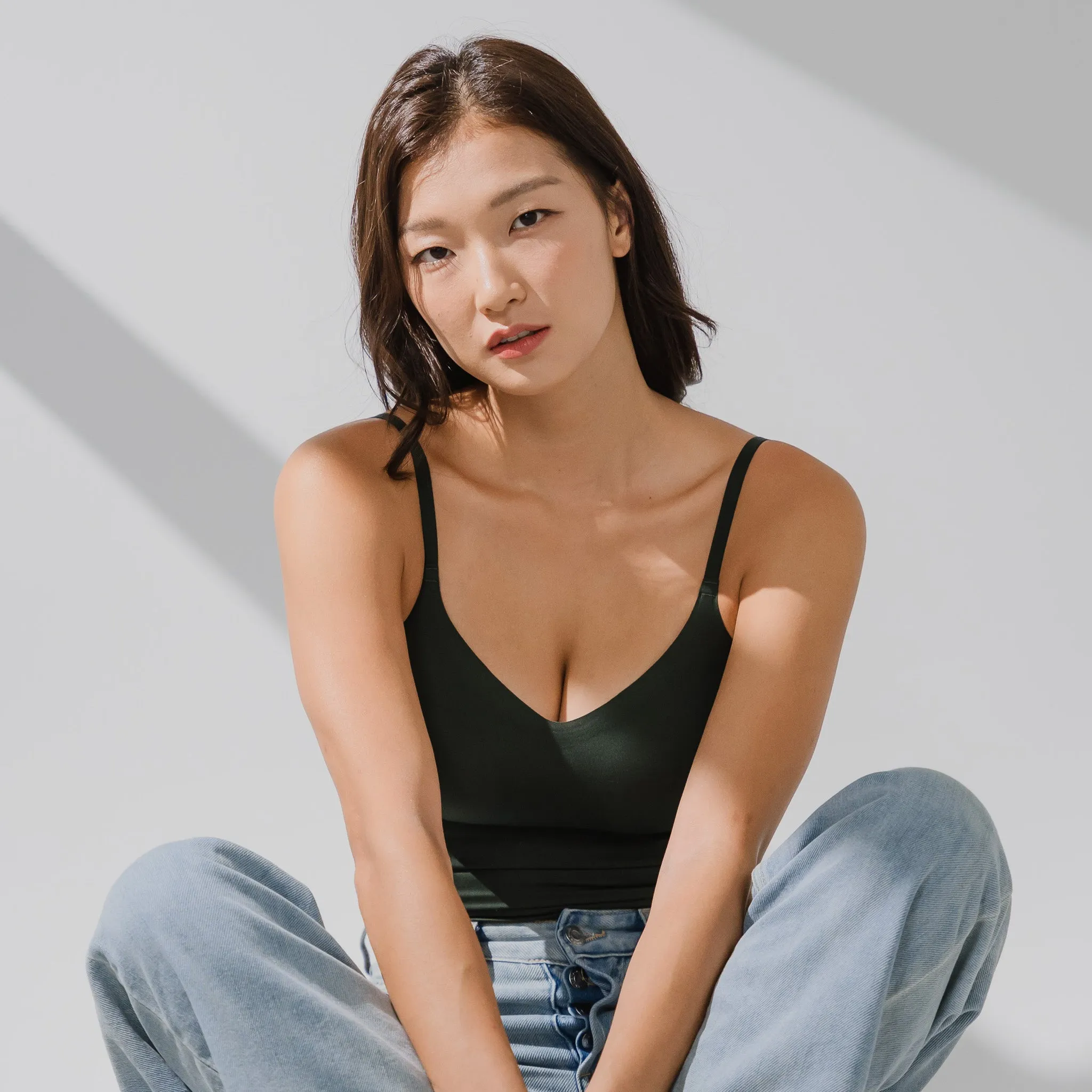 air-ee Seamless Push Up 2-in-1 Bra Top (Signature Edition) - Jewel Emerald (Limited Edition)