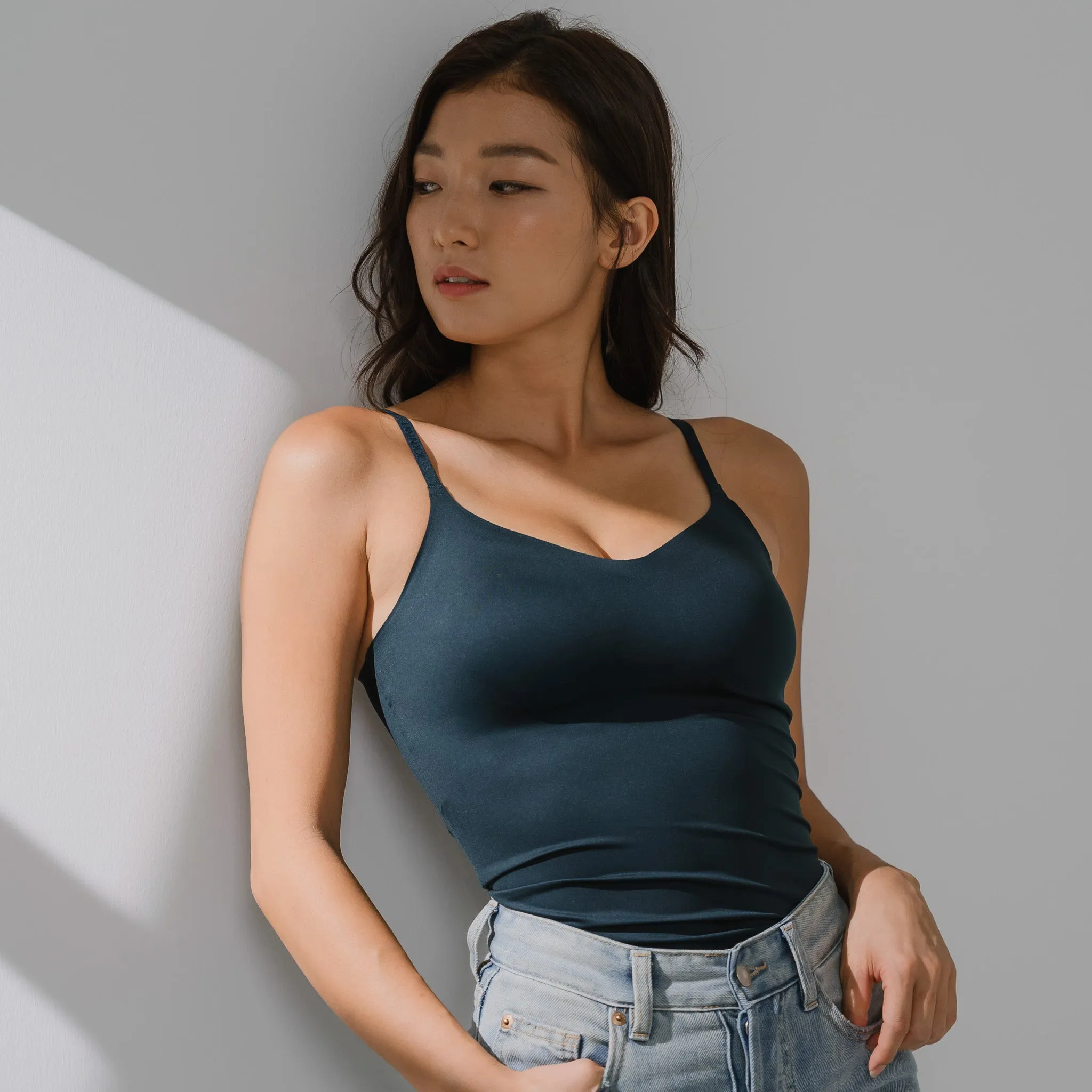 air-ee Seamless Push Up 2-in-1 Bra Top (Signature Edition) - Jewel Sapphire (Limited Edition)