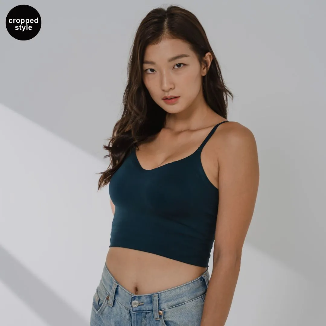 air-ee Seamless Push Up 2-in-1 Bra Top (Signature Edition) - Jewel Sapphire (Limited Edition)