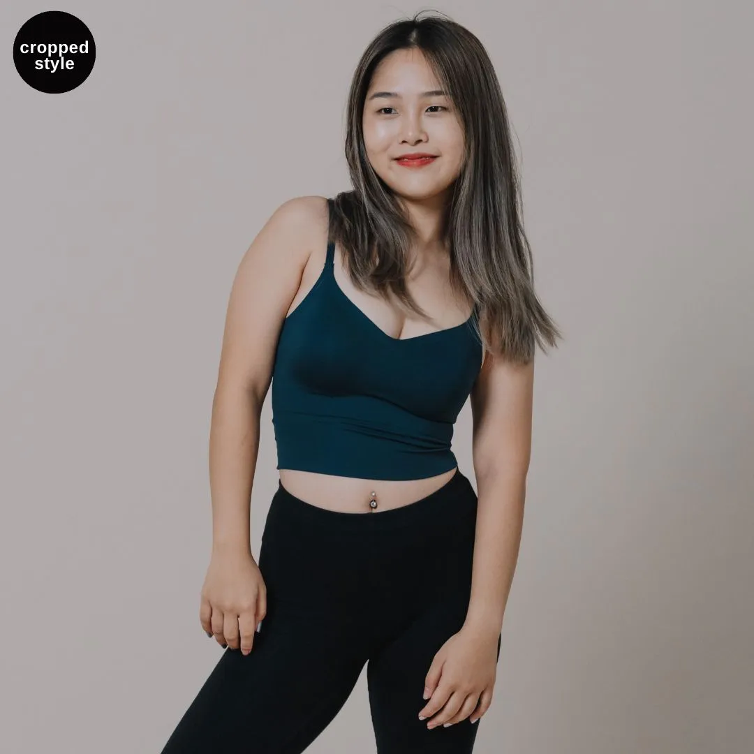 air-ee Seamless Push Up 2-in-1 Bra Top (Signature Edition) - Jewel Sapphire (Limited Edition)