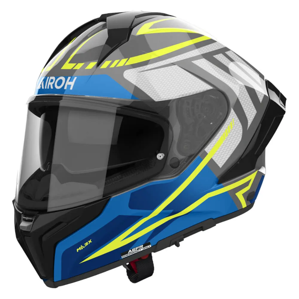 Airoh Matryx Helmet Rider Blue Gloss