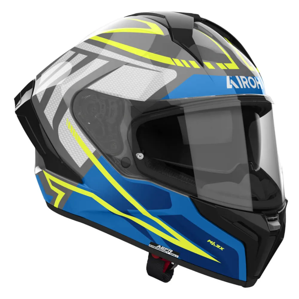 Airoh Matryx Helmet Rider Blue Gloss