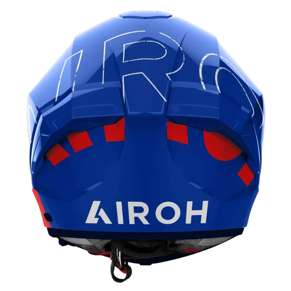 Airoh Matryx Helmet Scope Blue / Red Gloss