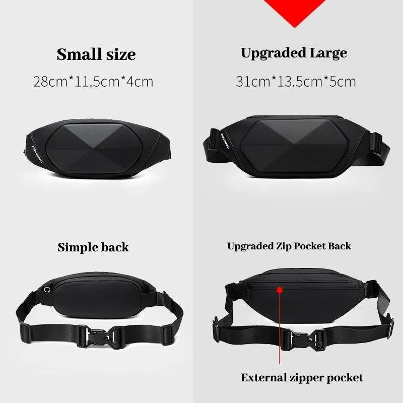 ALBERS™ Black Knight Motorcycle Chest Bag