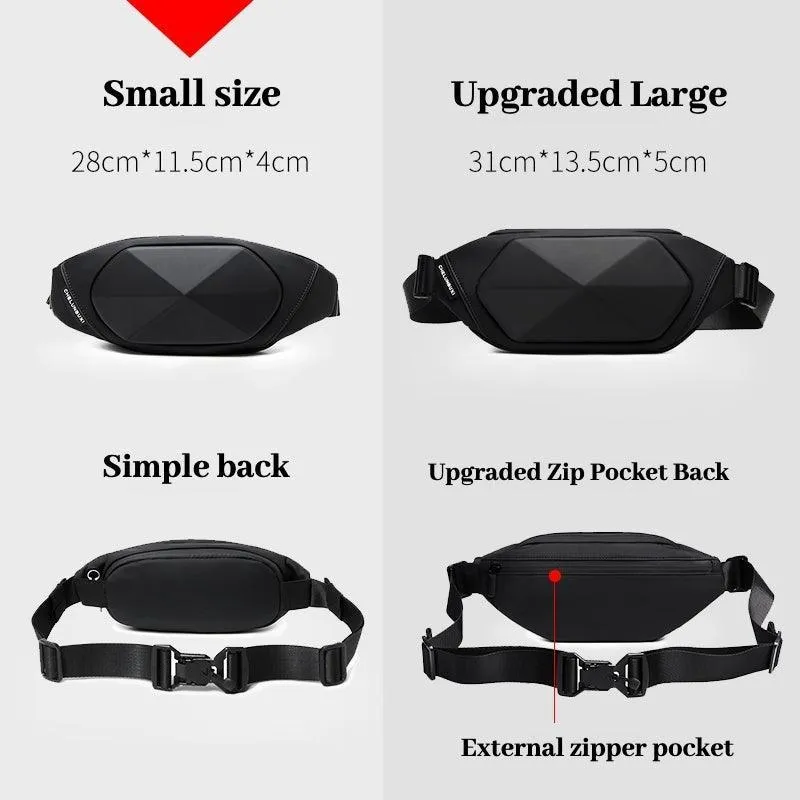 ALBERS™ Black Knight Motorcycle Chest Bag