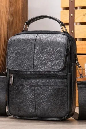 ALESSIO | DAILY LEATHER MESSENGER BAG