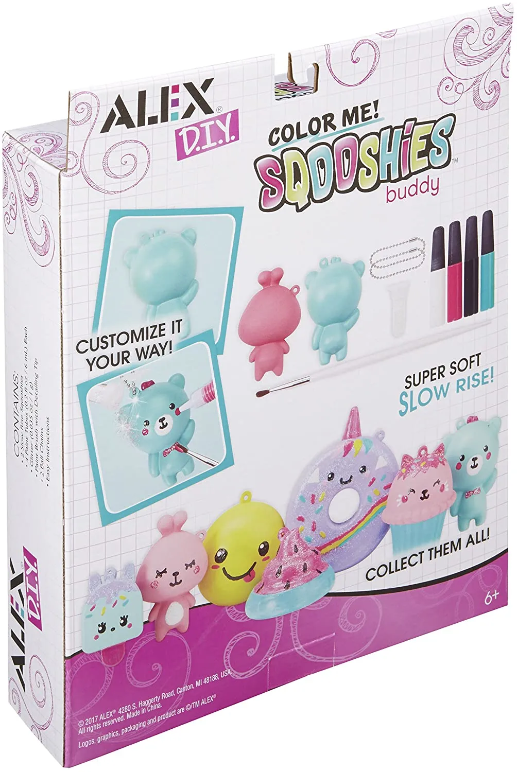 Alex Toys Color Me Sqooshies Buddy