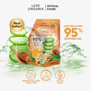 Aloe Vera & Snail Soothing Gel 95% Travel Size