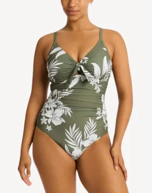 Aloha Tie Front DD/E One Piece