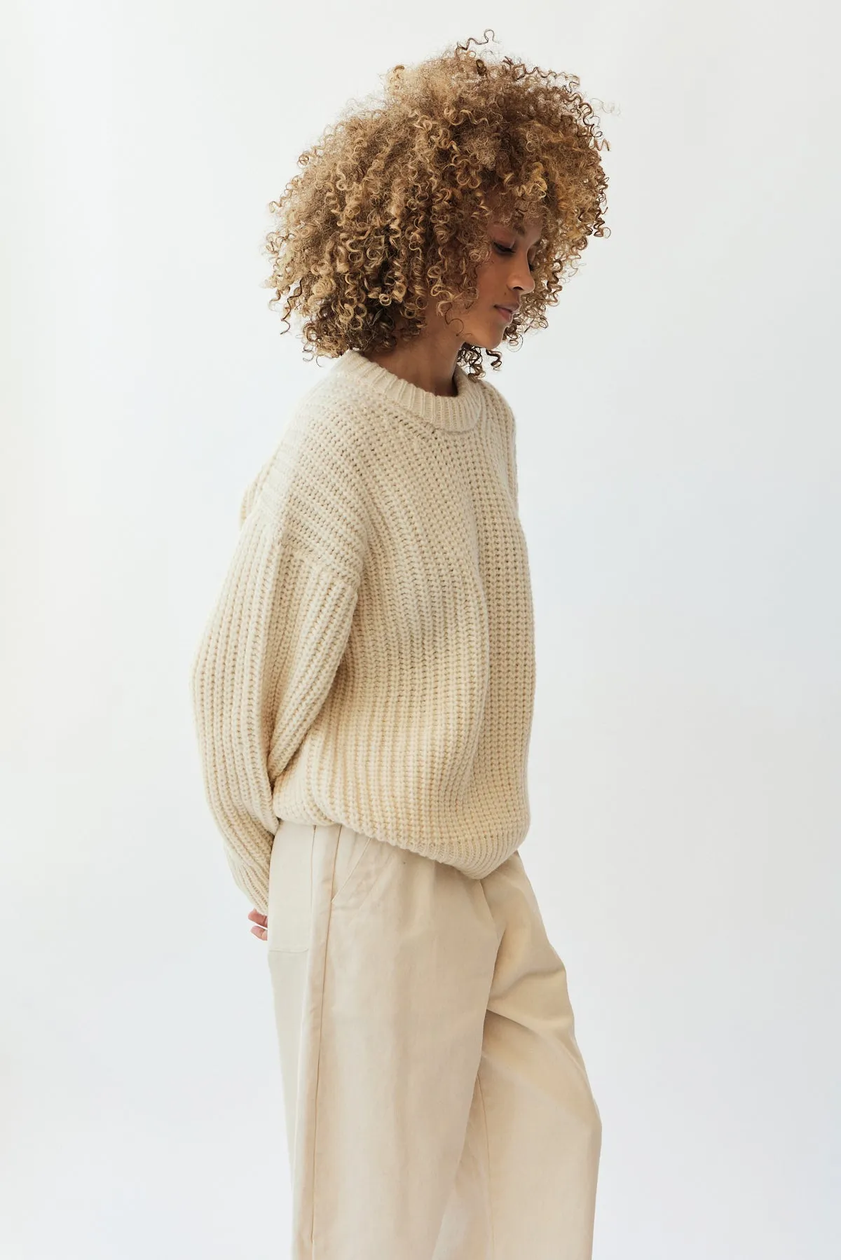 Alpaca Rib Sweater