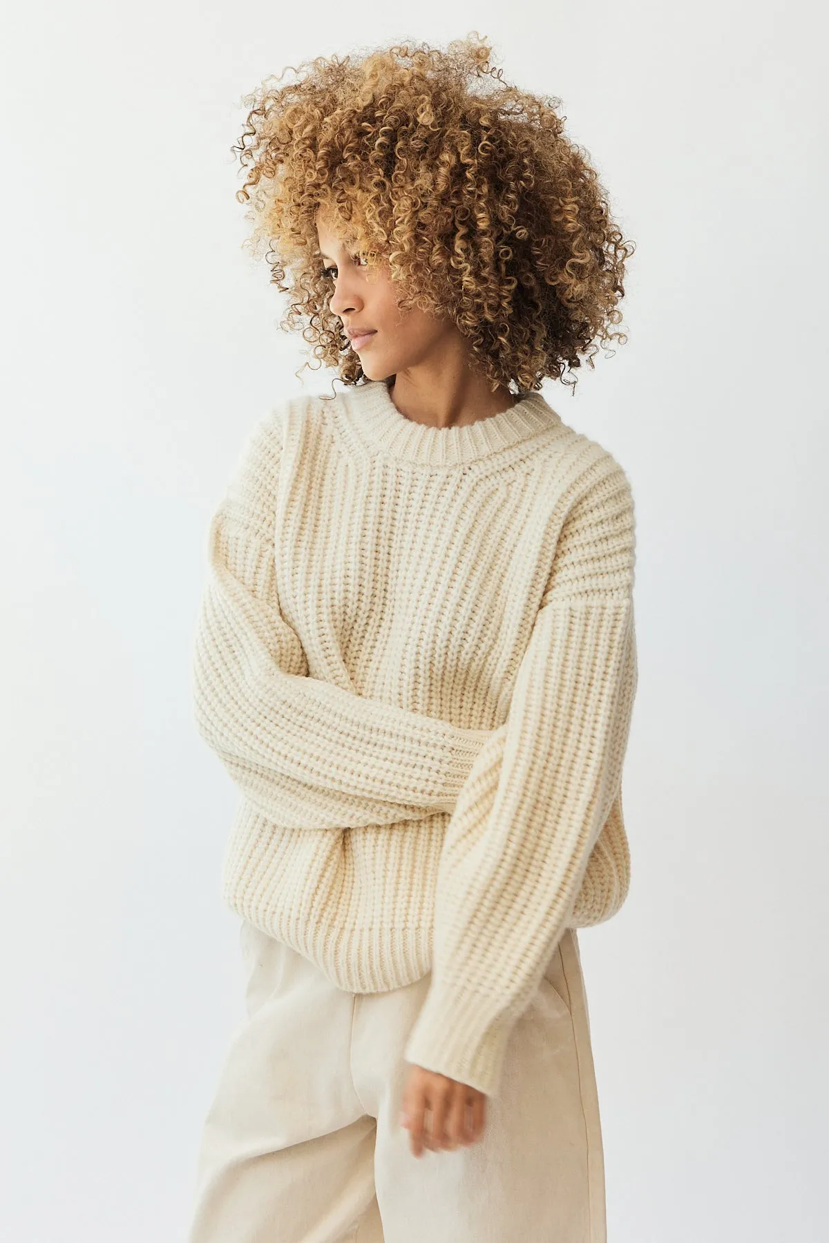 Alpaca Rib Sweater