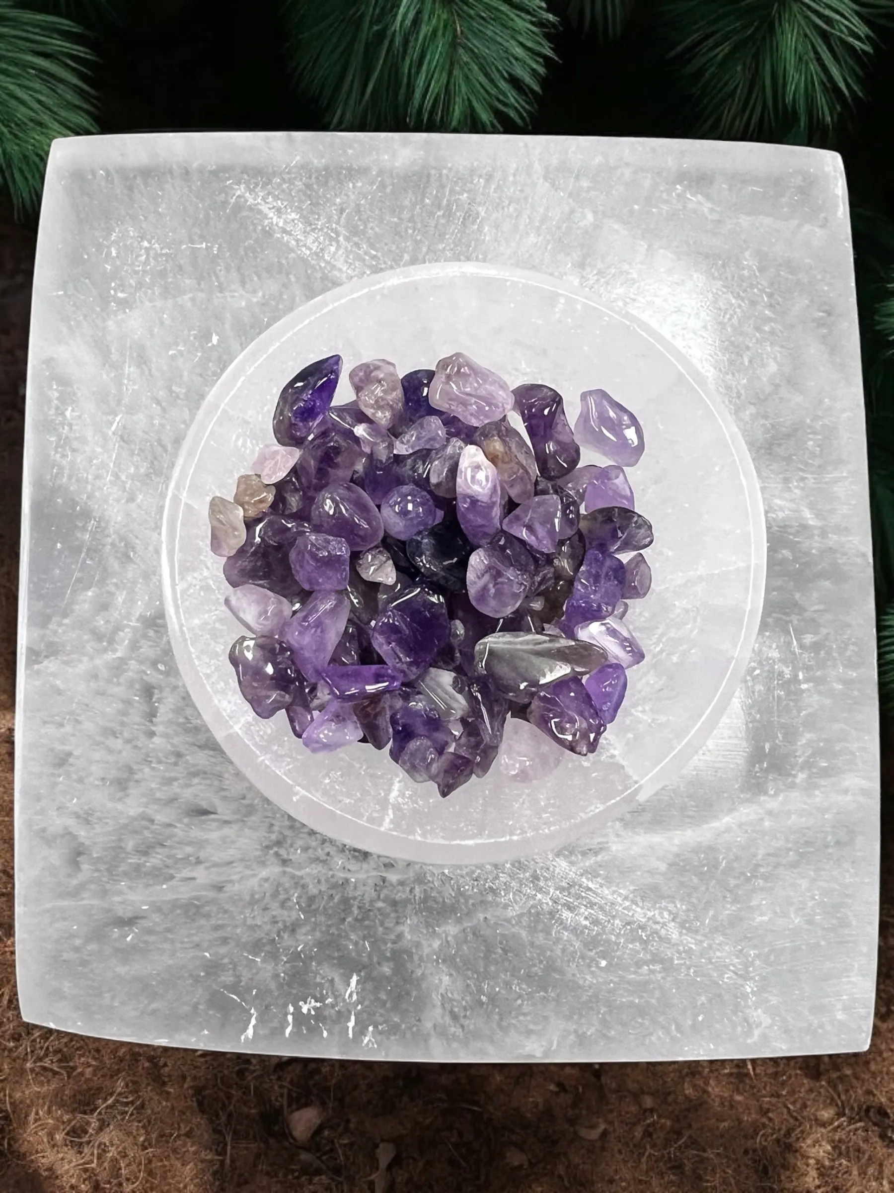Amethyst Gemstone Chips