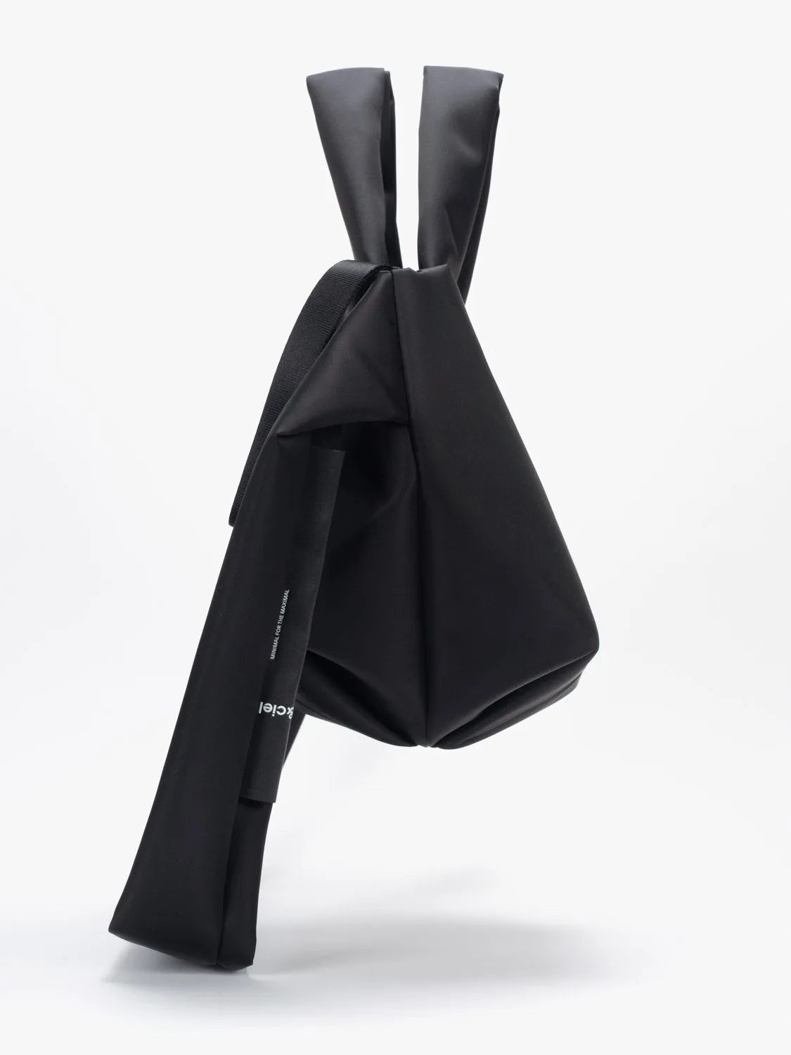 Amu Mini Sleek Nylon Black Bag