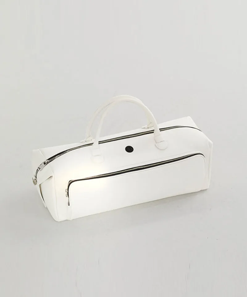 Anell Golf Wearing Boston Bag - Matte White
